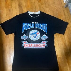 Vintage 1992 Toronto Blue Jays World Series Champions T-Shirt MLB 90s